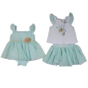 Babyrageous Tutu Dress & Shirt and Skirt Bundle Size 9M
